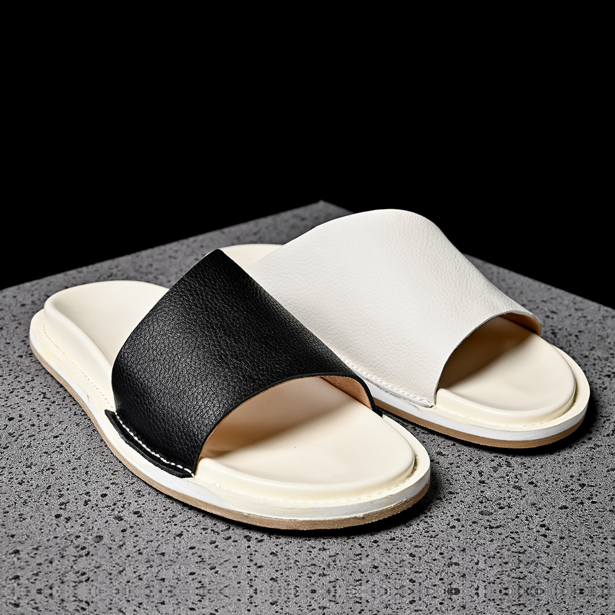 Pantofole da uomo in vera pell - Flip Flop Leather Men recensione e prezzo